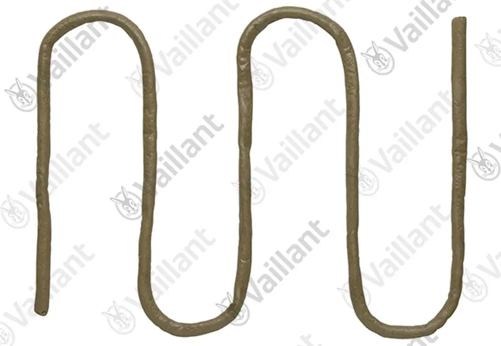 Verschlungenes Dichtband von Vaillant in neutraler Farbe, auf einer weißen Fläche abgebildet.